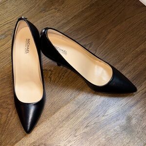 Michael Kors Black Leather Heels